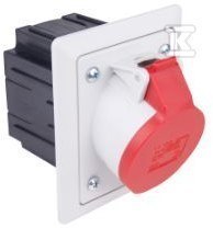 GN.TAB.SKOS 32A 5P IP44 PUSZKA N/T SZAR. GN.TAB.SKOS 32A 5P IP44 PUSZKA N/T SZAR.