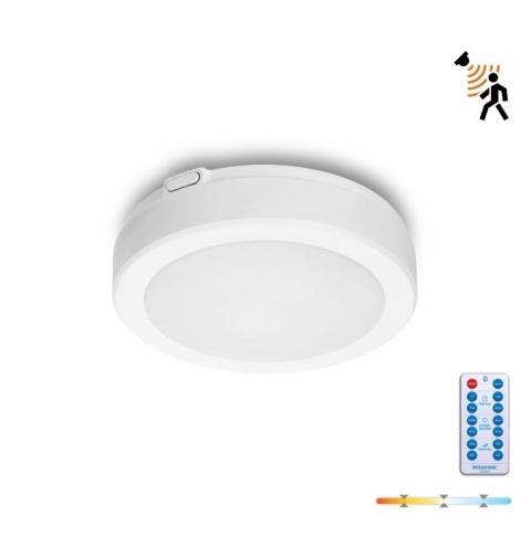 Plafon led nairos G2 12W 3CCT LX IP65 biały kobi premium