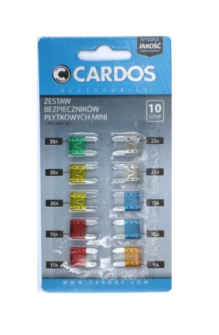 Bezpieczniki PŁYTKOWE- CARDOS