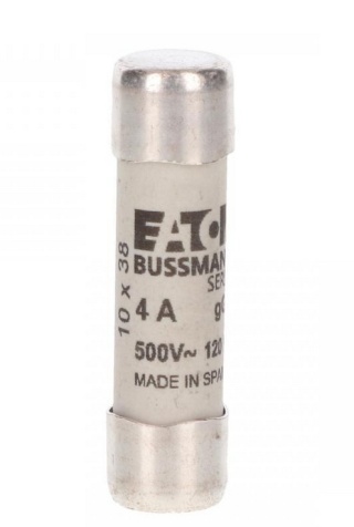 Wkładka cylindryczna 10x38 4A gg 50V AC