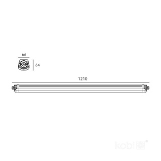 Oprawa liniowa hermetyczna led LUMEXO 36W 4000K IP65