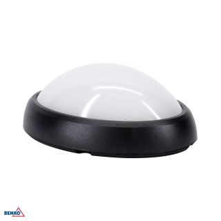 PLAFONIERA LED KANLO 8W 4000K 720LM IP54 CZARNA