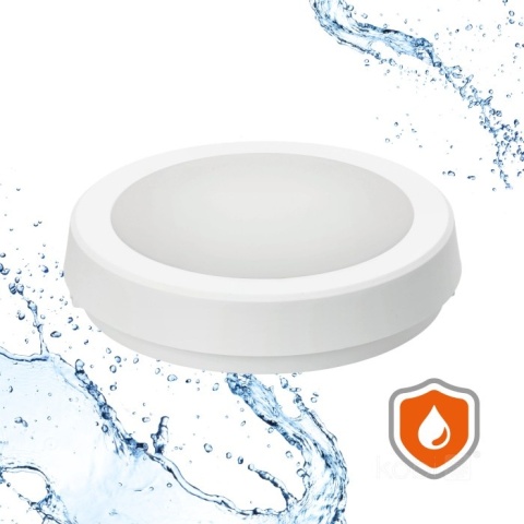 Plafon led nairos G2 12W 3CCT IP65 biały