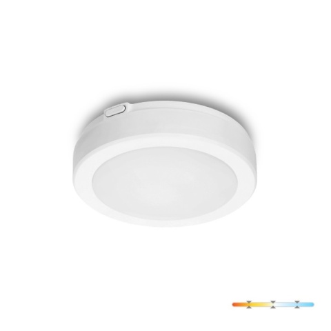Plafon led nairos G2 12W 3CCT IP65 biały