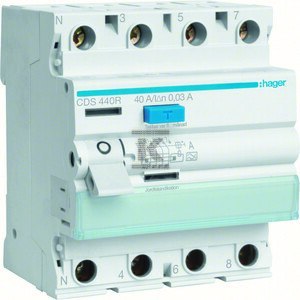 RCC.WYŁ.RÓŻ.3P+N 40A/30MA TYP A QUI.L