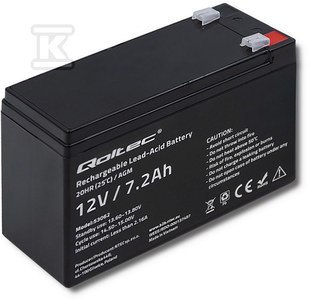 AKUMULATOR AGM 12V 7.2AH MAX. 108A AKUMULATOR AGM 12V 7.2AH MAX. 108A