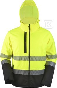 KURTKA SOFTSHELL HI-VI (FLUO) ŻÓŁTA KURTKA SOFTSHELL HI-VI (FLUO) ŻÓŁTA