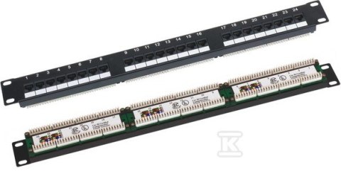 PATCH PANEL 1U/19" UTP 24PORT KAT.5E LSA PATCH PANEL 1U/19" UTP 24PORT KAT.5E LSA