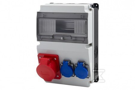 ROZDZ.STAC.LAGO 10M 32/5 2X230V CZ/BI. ROZDZ.STAC.LAGO 10M 32/5 2X230V CZ/BI.