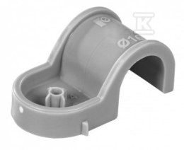 UCHWYT PLASTIKOWY POJ POSADZKOWY 16 MM