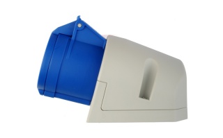 Gniazdo stałe 32A 3P 230V niebieskie IP44 123-6