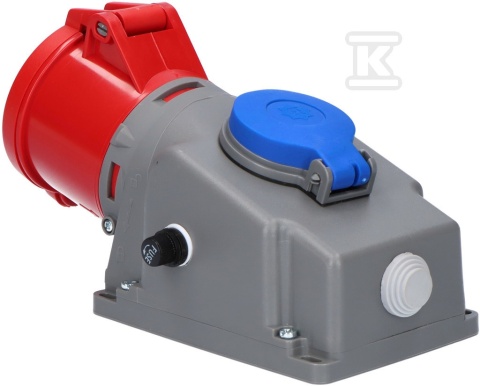 Gniazdo stałe kombi 32A/5P/230V ONNLINE F3.0301