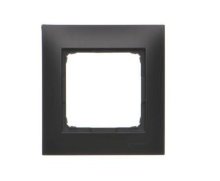 Simon 54 Premium Ramka 1-krotna PREMIUM IP20 / IP44 czarny mat DR1/49