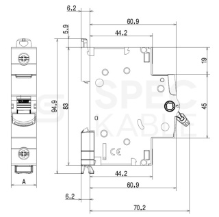 Rozłącznik izolacyjny FR301 40A HEC413