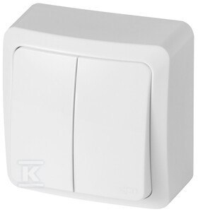 ŁĄCZ.ŚWIECZNIKOWY N/T IP20 BIAŁY BER