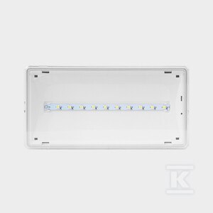OPR.EXIT IP65 ECO LED 3W 1H 1-ZAD.BIAŁA