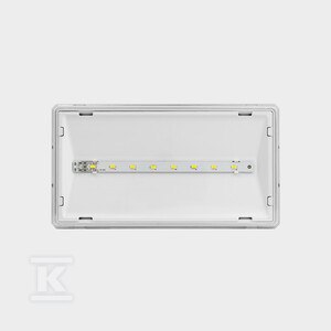 OPR.EXIT S LED IP65 2W 1H + GRZAŁKA