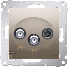 GN.RTV-SAT-SAT ZŁOTY MAT SIMON54 GN.RTV-SAT-SAT ZŁOTY MAT SIMON54