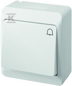 ŁĄCZ.DZWONEK N/T IP44 BIAŁY HERMES ŁĄCZ.DZWONEK N/T IP44 BIAŁY HERMES