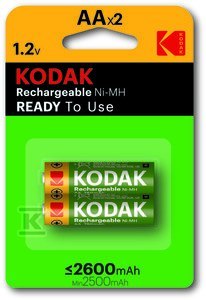 AKUMUL.2600MAH NIMH 2XLR6