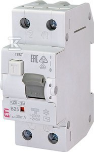 KZS 2M B 25/0,03A, AC-WYŁ.RP Z MOD.NMP