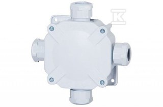 PUSZ.HERMETYK 27P 144X67X132 IP67 SZARA