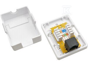 GNIAZDO NATYNKOWE UTP KAT.6 1XRJ45
