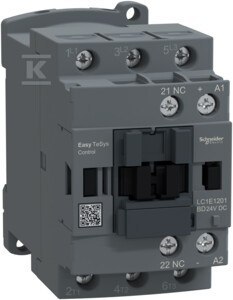 STYCZ.EASYTS 3P 12A AC3 5,5KW 24V DC 1NC