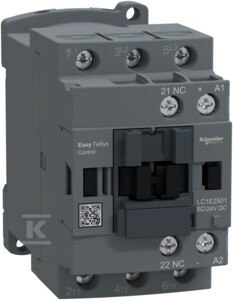 STYCZ.EASYTS 3P 25A AC3 11KW 24V DC 1NC