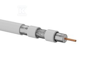 TRISHIELD RG6 75 OM, 1.02/4.8/6.9 PVC