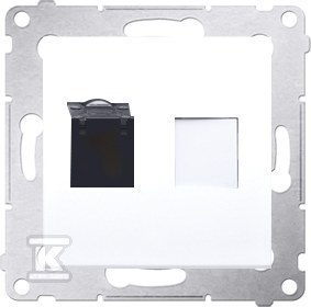 GN.KOMP.RJ45 K6 PRZ+RAM.IP44 BI.SIMON54