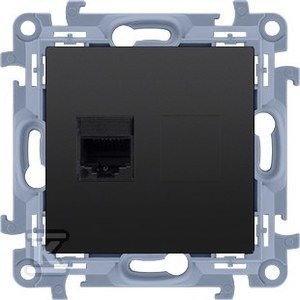 GN.KOMP.RJ45 KAT6E+RAM. CZARNY SIMON10