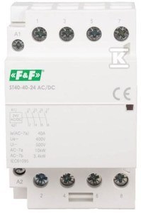 STYCZNIK 40A, 24 V ACDC, STYKI 4NO