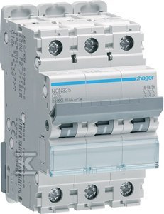 MCB WYŁ.NAD.ICN=10000A/ICU=15KA 3P C 25