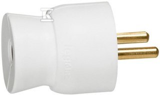 WTYCZKA 2P+Z 16A BIAŁA PROSTA