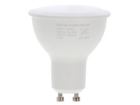 Żarówka led GU10 6500K 8W BEMKO