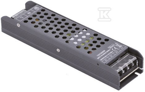 ZASIL.LONG GRAPHITE IP20 12V 16,66A 200W