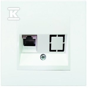 GN.1-KR.RJ45 KAT.5E KARRE BIAŁY GN.1-KR.RJ45 KAT.5E KARRE BIAŁY
