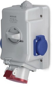 GN.Z WYŁ.0-1 16A/5P/2X230V IP44 OPTIMA-