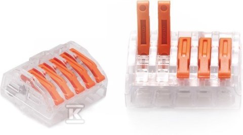 SZYBKOZŁĄCZKA UNIW.5X0,2-4MM2 OPK=30SZ SZYBKOZŁĄCZKA UNIW.5X0,2-4MM2 OPK=30SZ