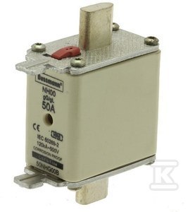 WK.NH 50A 500V GL/GG ROZ.00 PODW.WSKAŹ. WK.NH 50A 500V GL/GG ROZ.00 PODW.WSKAŹ.