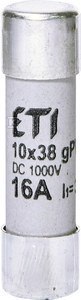 WKŁADKA CYLIND.CH10X38 GPV 16A/1000V DC WKŁADKA CYLIND.CH10X38 GPV 16A/1000V DC