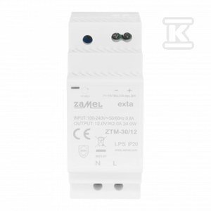 ZASILACZ 30W 12V ZTM-30/12 ZASILACZ 30W 12V ZTM-30/12