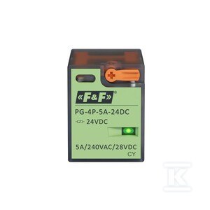 PRZEKAŹNIK INTERFEJSOWY PG-4P-5A-24DC