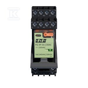ZESTAW PRZEKAŹNIK+AKC GPK-4P-230AC-BL