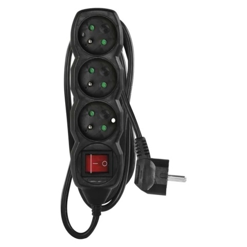 PC1311 - PRZEDŁUŻ. 3G 1,5M Z WYŁ.CZARNY EMOS