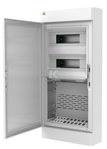 ROZDZ N/T ELEGANT 2X12 PE+N+MULT WH IP40