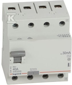 WYŁ.RP. 40A 30MA AC 4P RX3