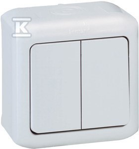 ŁĄCZ.ŚWIECZ.IP44 10AX FORIX BIAŁY
