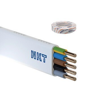 NKT INSTAL YDYPŻO 5X6 BIAŁY 100M